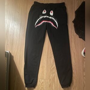 A bathing ape sweat pants bape